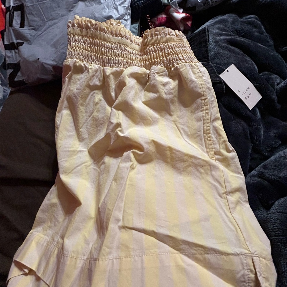 A New Day (Target) Women's High Rise Pull on Short Striped